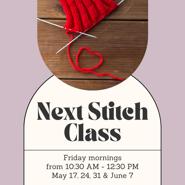 Next Stitch Class - Friday Mornings - May