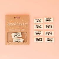 Sarah Hearts Sew on Labels for Gifts