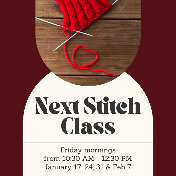 Next Stitch Class - Friday Mornings- January