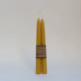 Lucky Clover Beeswax Taper Candles