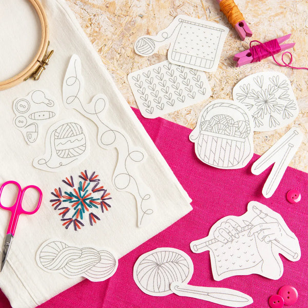 Hawthorn Handmade Yarn Stash Stick & Stitch Embroidery Pack