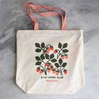 Stay Home Club Fruits Zip Tote