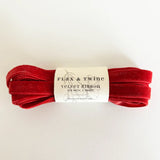 Flax & Twine Velvet Ribbon