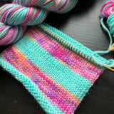 Comfy Cozy Knits Self Striping Sock