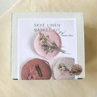 Flax & Twine Skye Linen Basket Kits