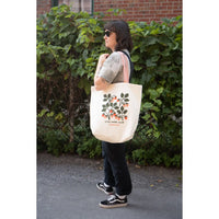 Stay Home Club Fruits Zip Tote