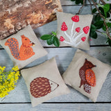 Corinne Lapierre Linen Lavender Bags Embroidery Kit