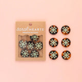 Sarah Hearts 1" Buttons