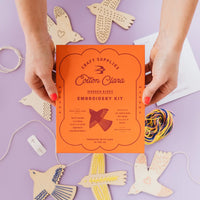 Cotton Clara Wooden Embroidery Kits