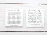 Fox & Pine Row Counter Stickies