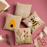 Corinne Lapierre Linen Lavender Bags Embroidery Kit