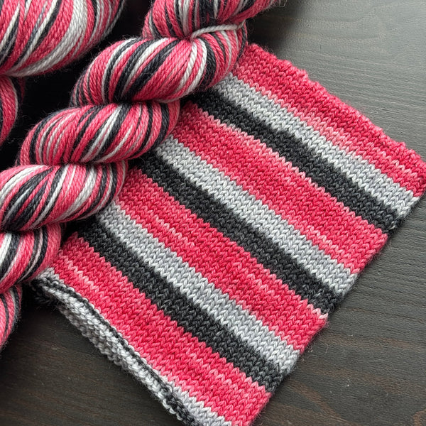 Comfy Cozy Knits Self Striping Sock
