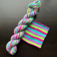 Comfy Cozy Knits Self Striping Sock