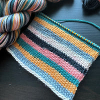 Comfy Cozy Knits Self Striping Sock