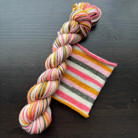 Comfy Cozy Knits Self Striping Sock