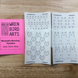 Wrenbird Arts Visible Mending Embroidery Transfers