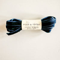 Flax & Twine Velvet Ribbon