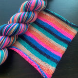 Comfy Cozy Knits Self Striping Sock