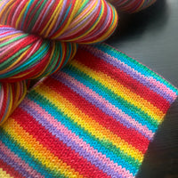 Comfy Cozy Knits Self Striping Sock