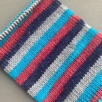 Comfy Cozy Knits Self Striping Sock