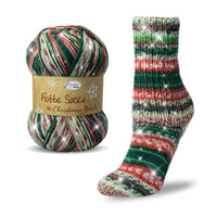 Flotte Sock Christmas 4ply Metallic Sock Yarn