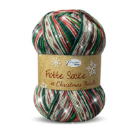 Flotte Sock Christmas 4ply Metallic Sock Yarn