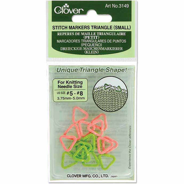 Clover Small Triangle Stitch Markers 3149