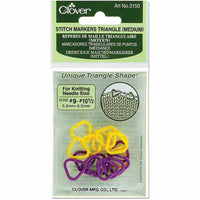 Clover Triangle Medium Stitch Markers 3150