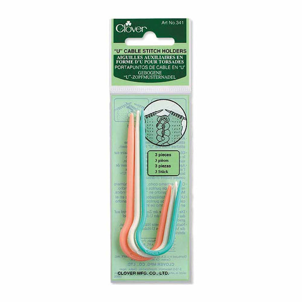 Clover U-Shaped Cable Stitch Holders 341