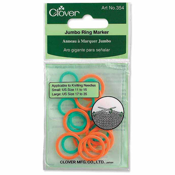 Clover Jumbo Ring Stitch Markers 354